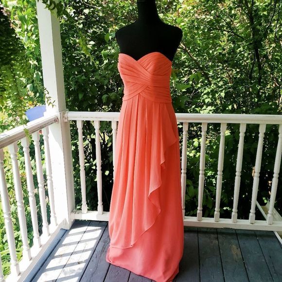 David’s Bridal strapless bridesmaid formal dress - Picture 6 of 8
